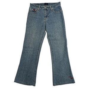 Tommy Hilfiger Tommy Girl Blue Y2K Flare Women's Jeans Sz 5